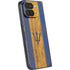 Barbados Flag Dark Wood Google Pixel 9 Pro Fold Skin